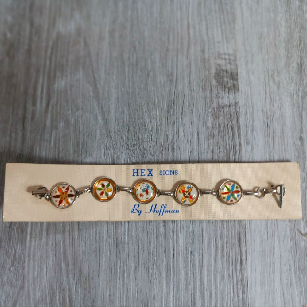 Vintage HEX charm bracet by Hoffman